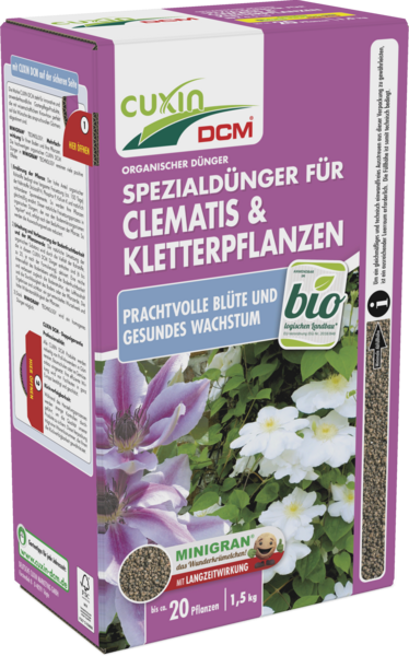 CUXIN DCM Spezialdünger für Clematis & Kletterpflanzen thumbnail