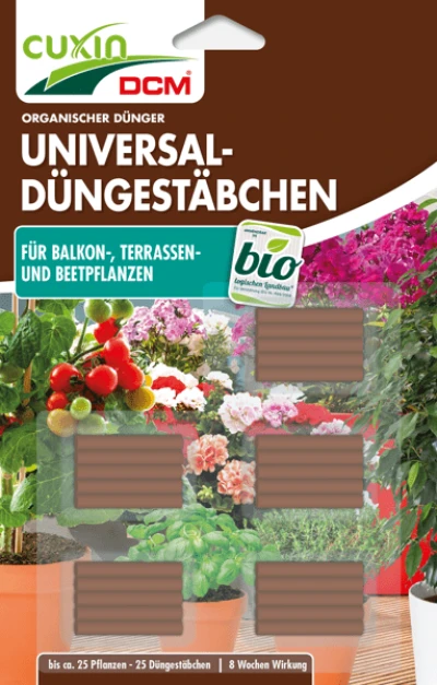 CUXIN DCM Universal-Düngestäbchen für Balkon-, Terrassen- und Beetpflanzen thumbnail